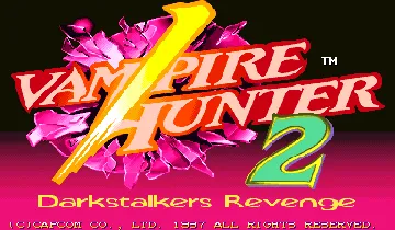 Vampire Hunter 2: Darkstalkers Revenge (Japan 970913) screen shot title